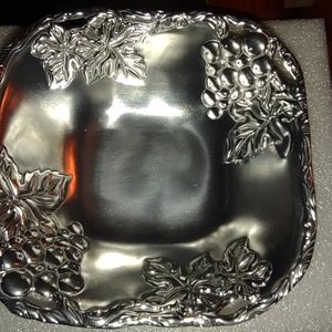 Arthur Court Grape Salad Bowl with Utensils